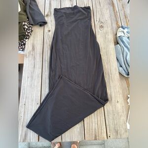 SKIMS fits everybody tube dress in black onyx